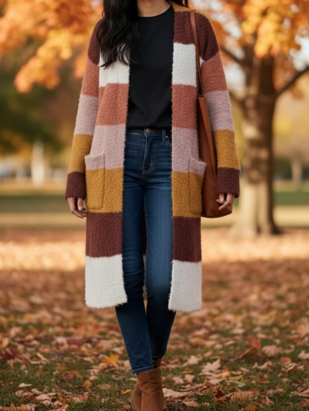 Pink Rose Long cardigan Women's XS pink